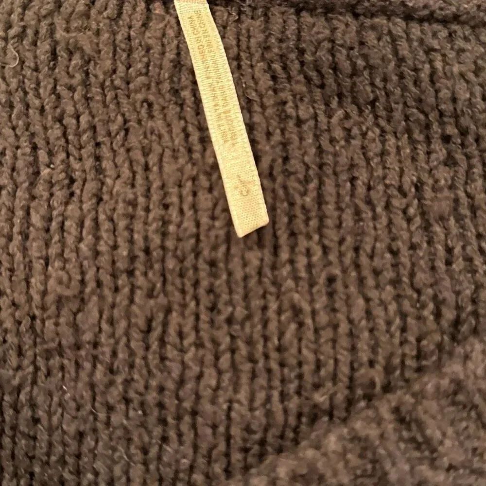 Free people, black sweater, distressed, looking size large - Picture 3 of 5